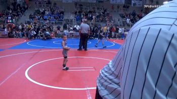 37 lbs Quarterfinal - Tucker Scott, Tahlequah vs Xander Tripp, Checotah Matcats