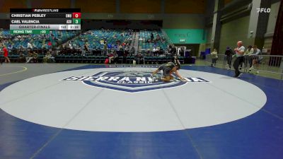 174 lbs Quarterfinal - Christian Pebley, Colorado Mesa vs Cael Valencia, Arizona State