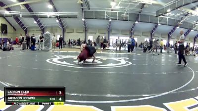 157 lbs Cons. Round 3 - Carson Filer, Gannon University vs Jamason Jodway, Davenport University