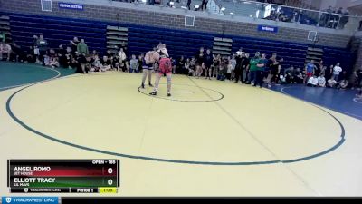 185 lbs Champ. Round 1 - Elliott Tracy, Lil Mavs vs Angel Romo, Jet House