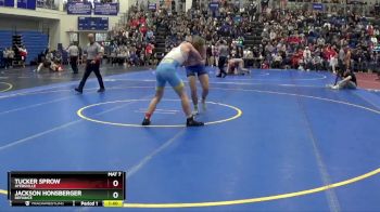 157 lbs Champ. Round 2 - Jackson Honsberger, DEFIANCE vs Tucker Sprow, AYERSVILLE