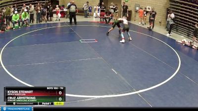 70 lbs Quarterfinal - Cruz Armstrong, Sublime Wrestling Academy vs Kyson Stewart, Devils Wrestling