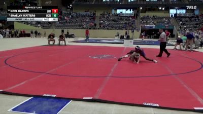 100 lbs Cons. Round 2 - Noel Karezo, Lafayette vs Shaelyn Watters, Mccreary Central