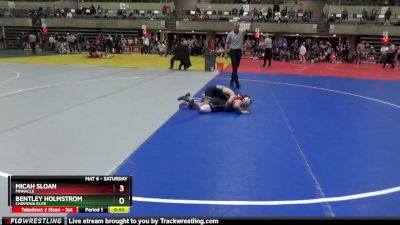 90 lbs Cons. Semi - Bentley Holmstrom, Chippewa Elite vs Micah Sloan, Pinnacle