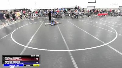 138 lbs Champ. Round 2 - Colton Katzfey, Askren Wrestling Academy vs Teague Holzer, Victory School Of Wrestling