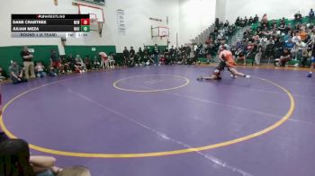 165 lbs Round 1 (6 Team) - Dane Crabtree, Newcastle vs Julian Meza, Rock Springs