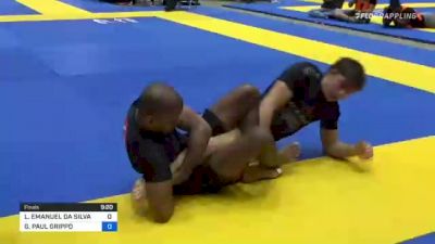 LUCAS EMANUEL DA SILVA vs GIANNI PAUL GRIPPO 2021 World IBJJF Jiu-Jitsu No-Gi Championship