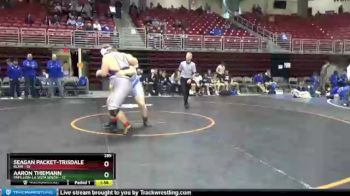 285 lbs Round 2 (8 Team) - Seagan Packet-Trisdale, Blair vs Aaron Thiemann, Papillion-La Vista South