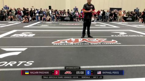 Raphael Pesce vs Nazarii Paseniuk 2025 ADCC Orlando Open/Youth Trials
