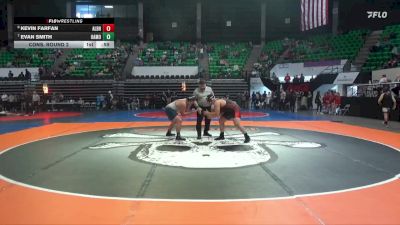 7A 285 lbs Cons. Round 2 - Evan Smith, Oak Mountain vs Kevin Farfan, Albertville