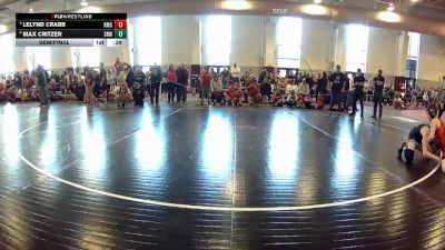 98 lbs Semifinal - Lelynd Crabb, Riverheads Middle School vs Max Critzer, Ranger Wrestling Club