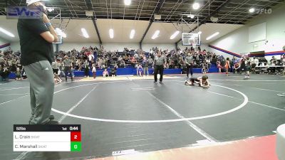 52 lbs Consolation - Luke Crain, Skiatook Youth Wrestling vs Camdin Marshall, Skiatook Youth Wrestling