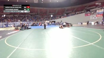5A Boys 106 lbs Semifinal - Lukas Salas-Sanchez, Thurston Boys vs Alexander Nunez, Dallas Boys