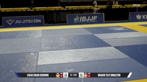 Braden Tilly Singleton vs Lucas Edgar Goodwin 2026 Pan Jiu Jitsu IBJJF Championship