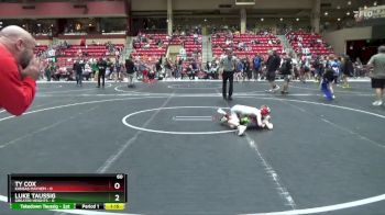 60 lbs Finals (2 Team) - Luke Taussig, Greater Heights vs Ty Cox, Kansas Mayhem