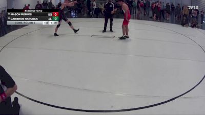 148 lbs Cons. Round 2 - Cameron Hancock, Arlington vs Mason Robles, Nebraska