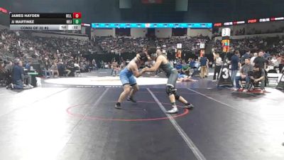 215 lbs Consi Of 32 #2 - James Hayden, Bellarmine (CC) vs Jj Martinez, Helix Charter (SD)