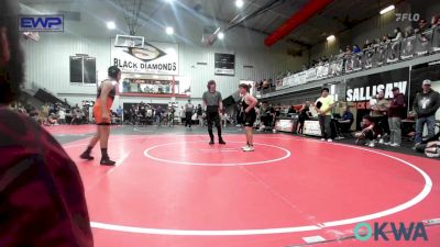 130-140 lbs Rr Rnd 1 - Landyn Strain, Sallisaw Takedown Club vs Matthew McGhee, Roland Youth League Wrestling