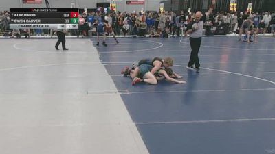 138 lbs Champ. Rd Of 16 - Owen Carver, Eierman Elite vs AJ Woerpel, Team Nazar