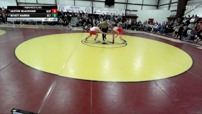 165 lbs Champ. Round 1 - Jaxton Blackham, North Sanpete vs Wyatt Harris, Delta