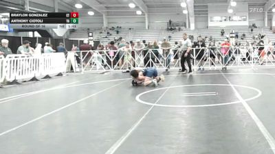 138 lbs Round Of 16 - Braylon Gonzalez, CT vs Anthony Ciotoli, VA