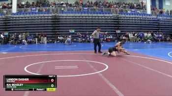 126 lbs Cons. Round 3 - Kai Beasley, Whiteland vs Landon Dasher, PAULDING