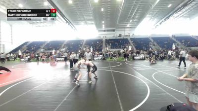 123 lbs 5th Place - Tyler Kilpatrick, AZ Tilters vs Matthew Greenrock, NAZ Grapplers