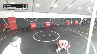 105 lbs Semifinal - Mia Najera, Threshold Wrestling Club vs Sophia Andreeva, Petersons Grapplers Wrestling Club
