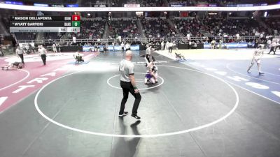 II-110 lbs 3rd Place Match - Mason DellaPenta, Eden vs Wyatt Sartori, Dansville/Wayland-Cohocton