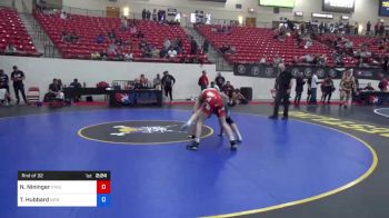 65 kg Rnd Of 32 - Noah Nininger, Staunton River Wrestling Club vs Talan Hubbard, New York