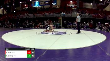 106 lbs Round 3 (8 Team) - Riley Bishop, Grand Island vs Nate Phy, Smith Center
