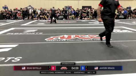 Jaxson Wragg vs Noah Botello 2025 ADCC Orlando Open/Youth Trials
