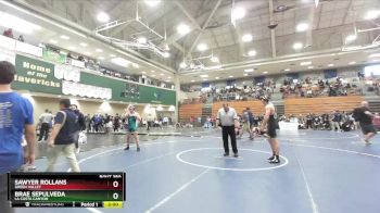 175 lbs Champ. Round 2 - Brae Sepulveda, La Costa Canyon vs Sawyer Rollans, Green Valley