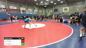 144 lbs Quarterfinal - James Wright, Clovis vs Jagger French, Del Oro