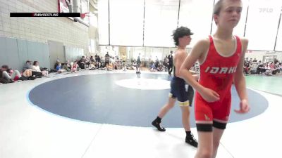 105 lbs 1st Place Match - Maxx Watson, Sandpoint Legacy Wrestling Club vs Mason Emerson, Fighting Squirrels Wrestling Club