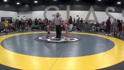 60 lbs Semis & 1st Wrestleback (8 Team) - Gavin Solomon, CP Wrestling Academy vs Elsie Wood, Fort Hammers