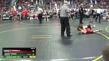 72 lbs Round 1 (4 Team) - Emmett Donnelly, Bedford vs Jeremy Wines, Tecumseh