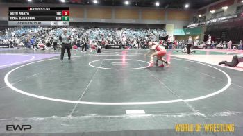 115 lbs Consi Of 32 #1 - Seth Anaya, Tulare Titans Wrestling Club vs Ezra Sanabria, Warriors Of Christ