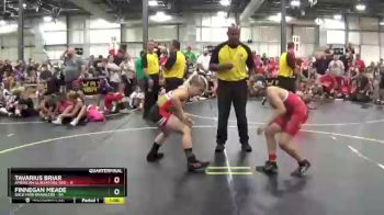 101 lbs Quarterfinals (8 Team) - Tavarius Briar, American Gladiators-Red vs Finnegan Meade, Backyard Brawlers