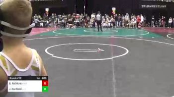 66 lbs Round Of 16 - Briggs Robbins, West Central vs Jackson Ganfield, JJ Trained Elite