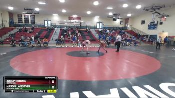 138 lbs Semifinal - Hason Langevin, Republic-Curlew vs Joseph Kruse, Okanogan