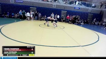 145 lbs Quarterfinal - Tensei Thompson, Knight Armor Wrestling Club vs Nash McMilian, South Middle School