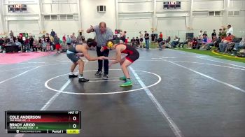 144 lbs Round 3 (10 Team) - Brady Arigo, Team Diamond Fish vs Cole Anderson, Tar River WC