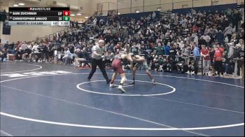 114 lbs Round Of 64 - Sam Zuchman, St. Joe's Prep vs Christopher Amato, Camden Catholic