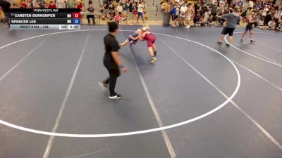 138 lbs Champ. Round 2 - Carsten Burkemper, MO vs Spencer Lee, MN