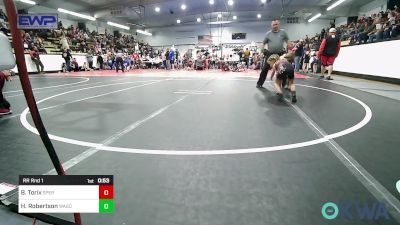 40 lbs Rr Rnd 1 - Blakely Torix, Sperry Wrestling Club vs Halle Robertson, Wagoner Takedown Club