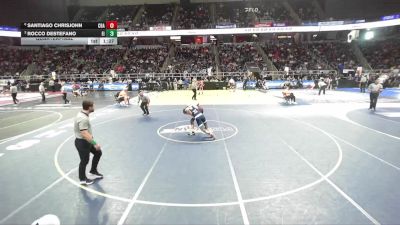 I-132 lbs Quarterfinal - Rocco DeStefano, East Islip vs Santiago Chrisjohn, Christian Brothers Academy