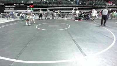 75 lbs Final - Kailyn Kenny, Bayville vs Riley Jones, Upper Township
