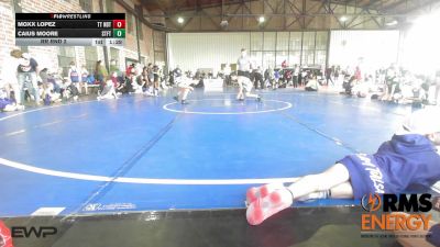 70 lbs Rr Rnd 2 - Moxx Lopez, Team Tulsa NDT vs Caius Moore, Standfast