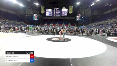 106 lbs Cons 8 #2 - Maddox Martinez, NM vs Gunner Samora, NM